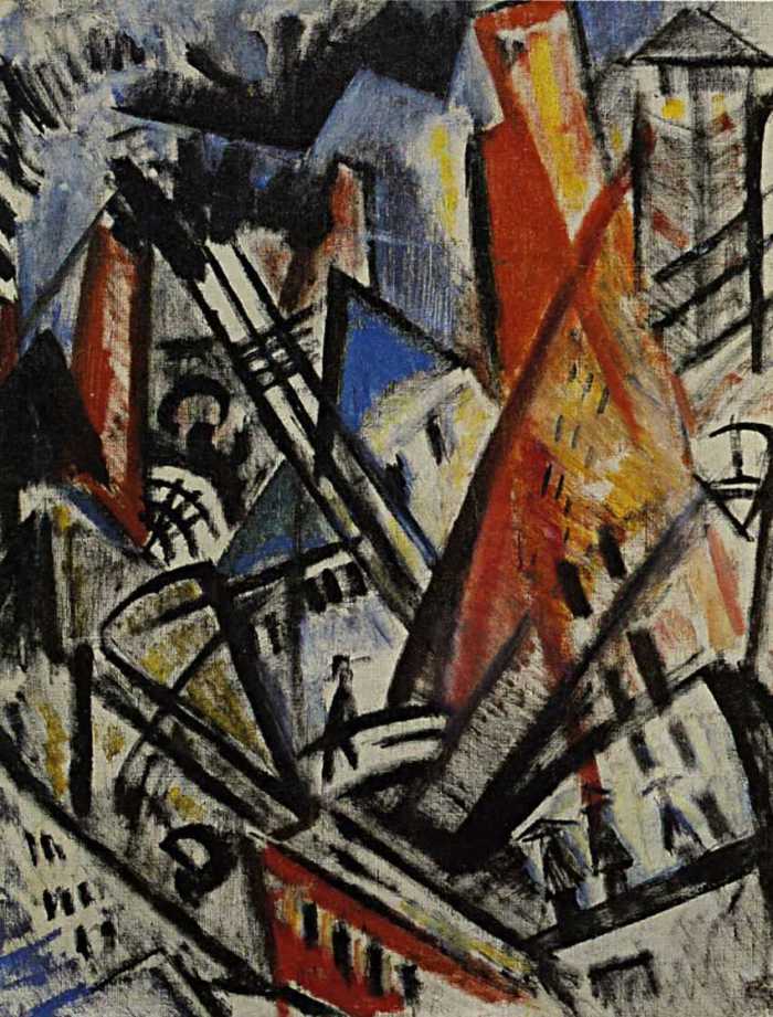 paysage urbain - Olga Rozanova