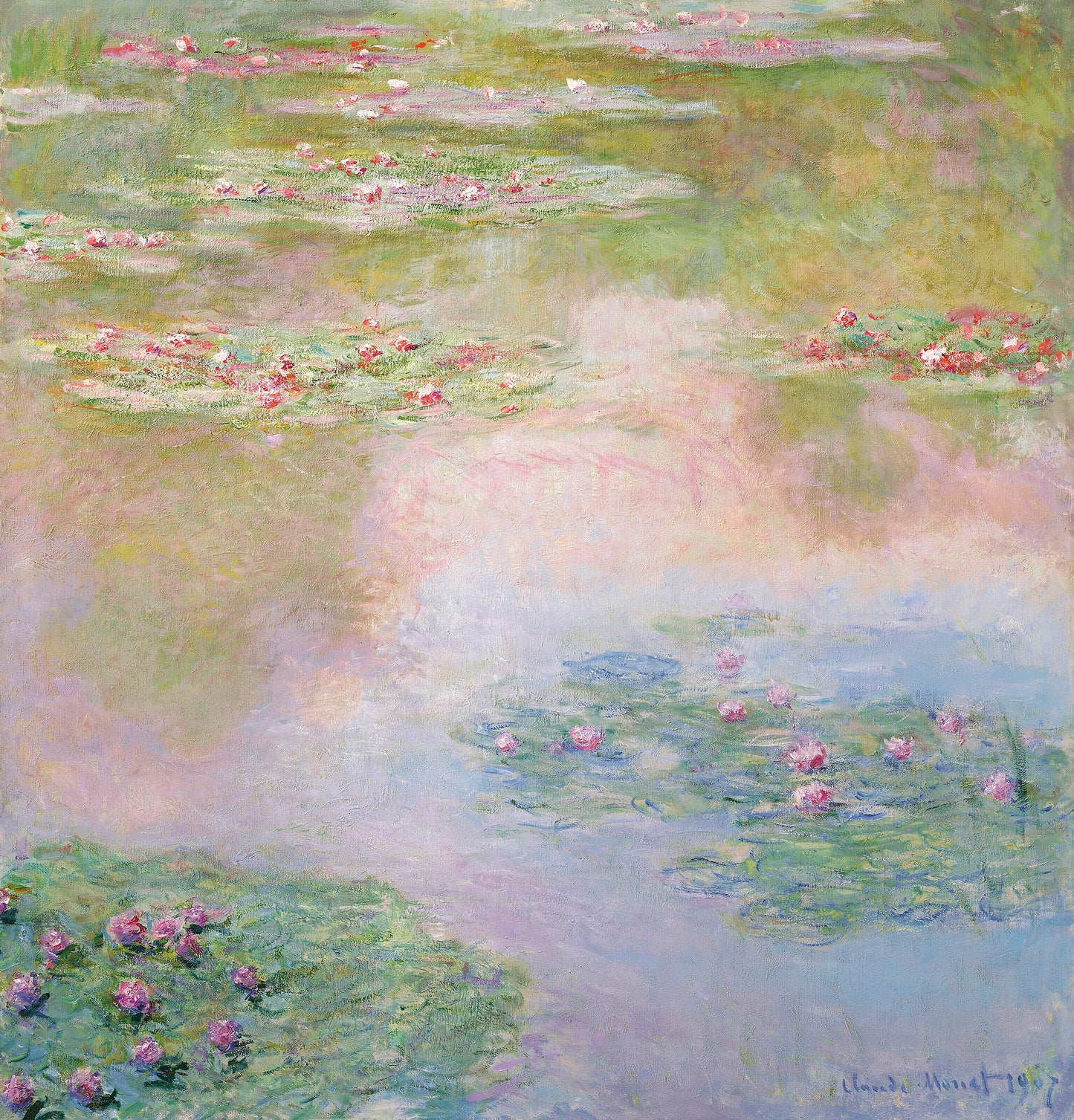 🌸 Nymphéas (1907) – Claude Monet (W 1698)