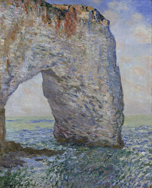 🌊 La Manneporte près d’Étretat – Claude Monet (vers 1883–1886