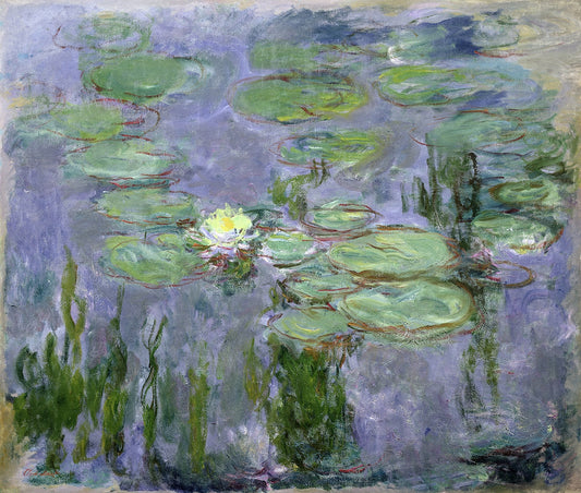 🌼 Nymphéas à la fleur éclatante – Claude Monet