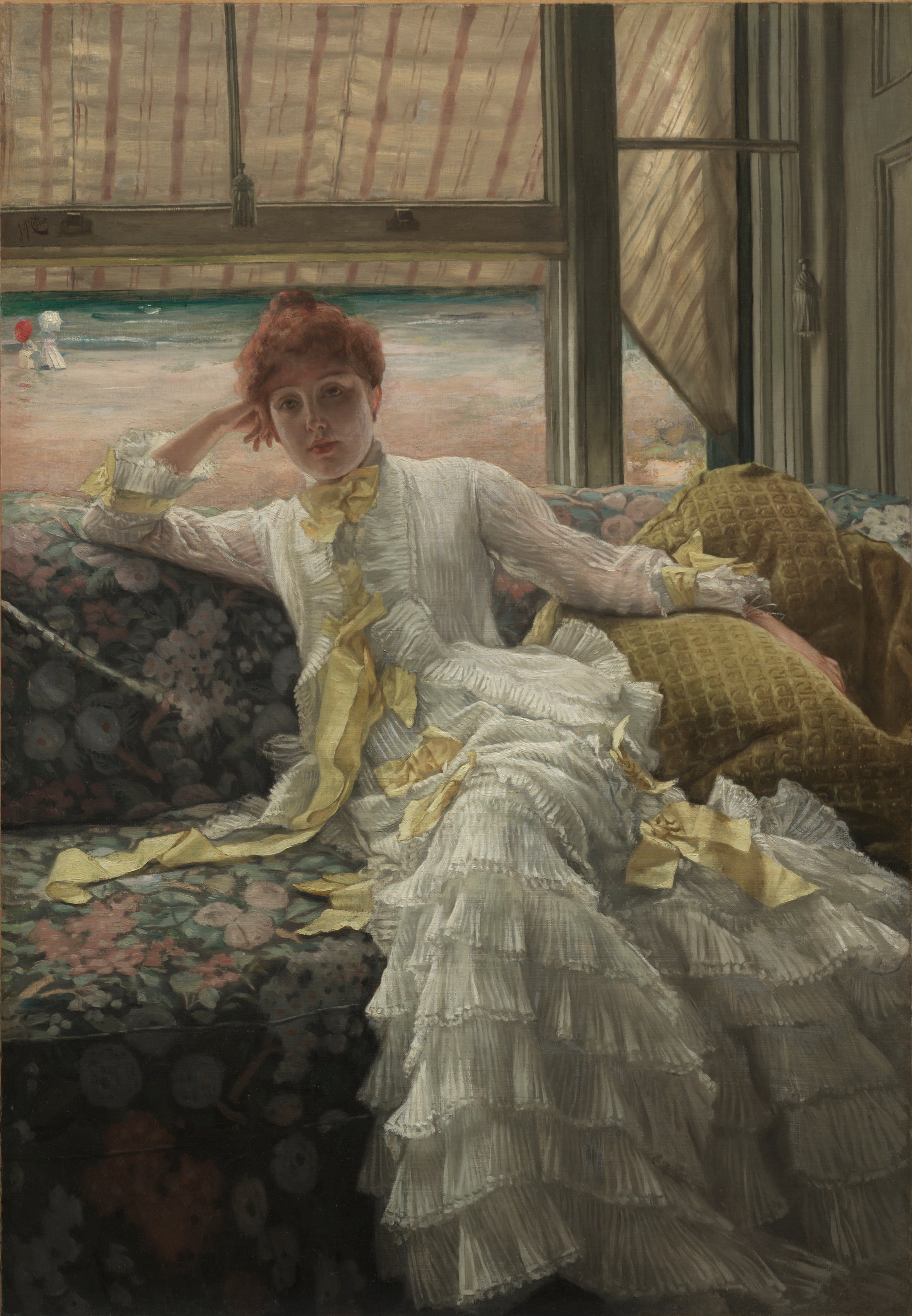 Bord de mer (juillet : échantillon d'un portrait) - James Tissot