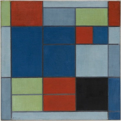 Reproduction du tableau « Composition C - Piet Mondrian » par Alpha Reproduction en peinture à l’huile