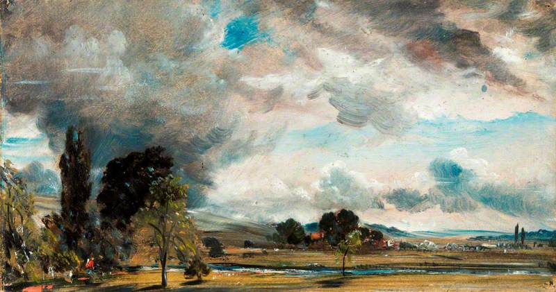 Vue de Salisbury, depuis la bibliothèque de la maison de l'archidiacre Fisher - John Constable