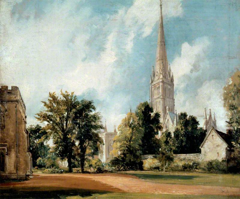 Cathédrale de Salisbury depuis la clôture - John Constable