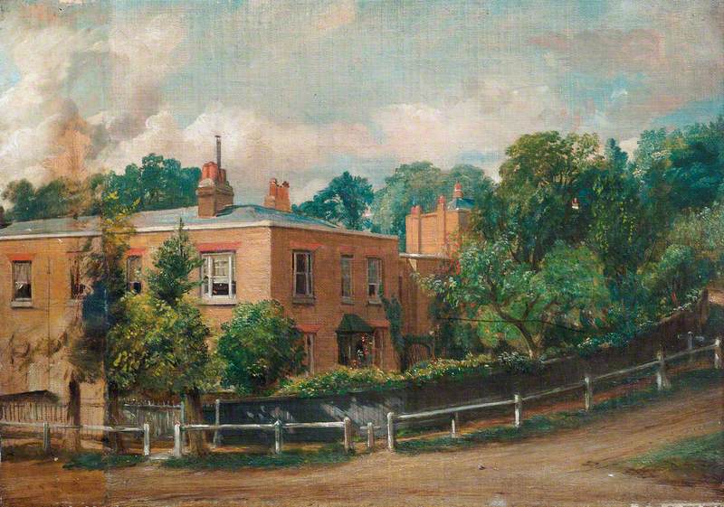 Vue de la terrasse inférieure, Hampstead - John Constable