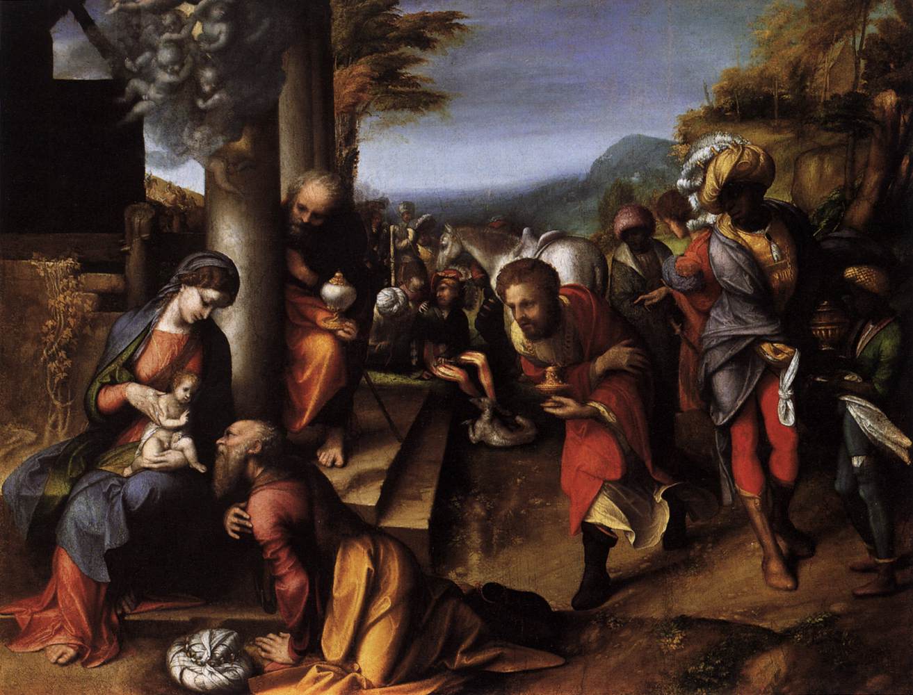 L'Adoration des Mages - Antonio da Correggio
