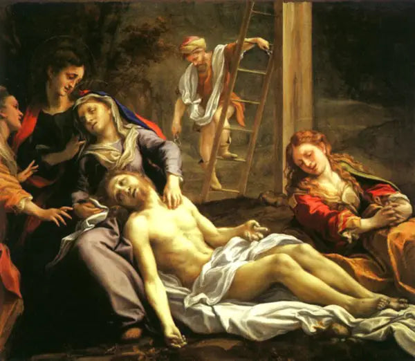 Lamentation sur le Christ mort - Antonio da Correggio