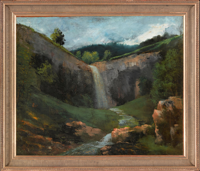Cascade et ruisseau - Gustave Courbet