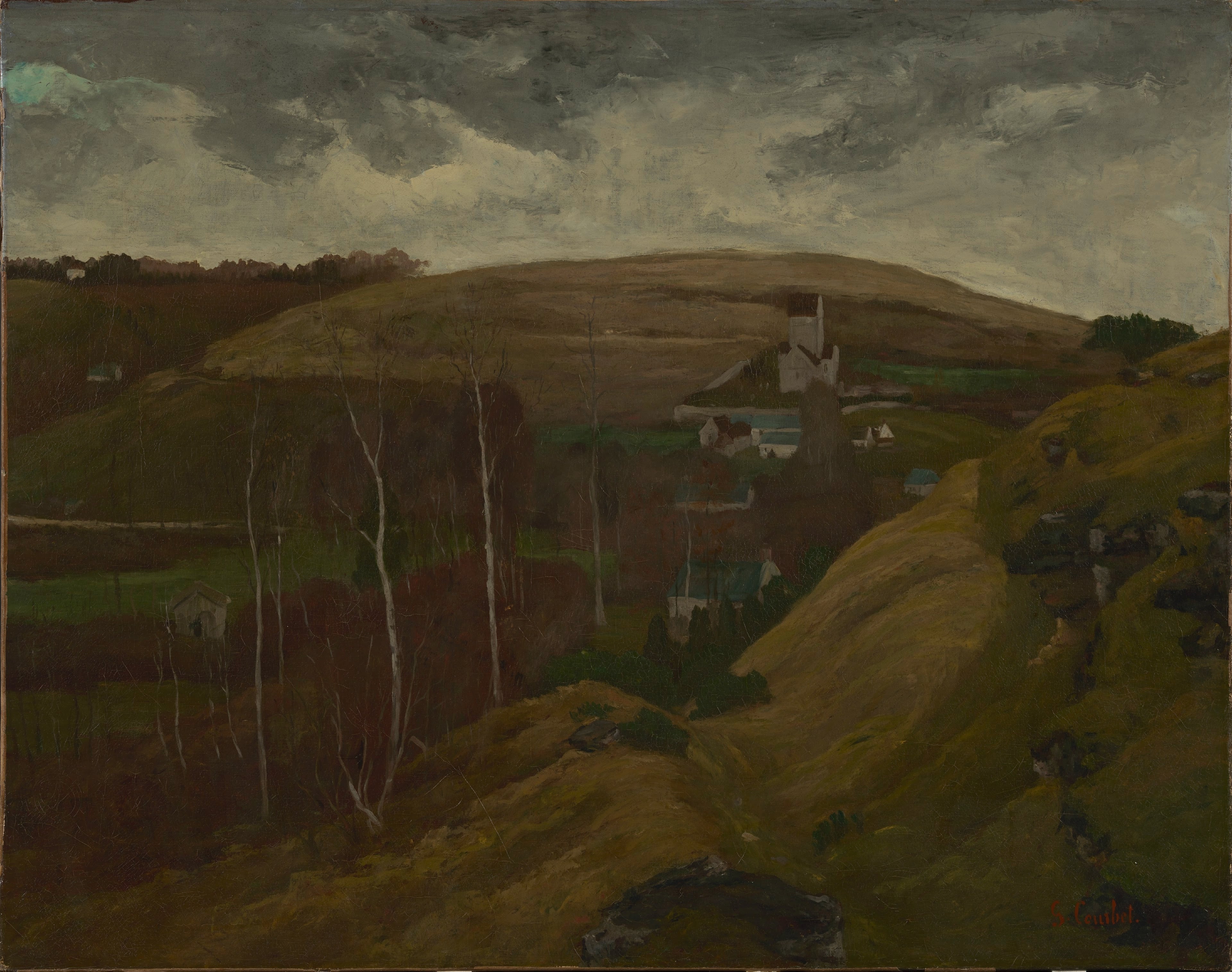 Paysage vallonné - Gustave Courbet