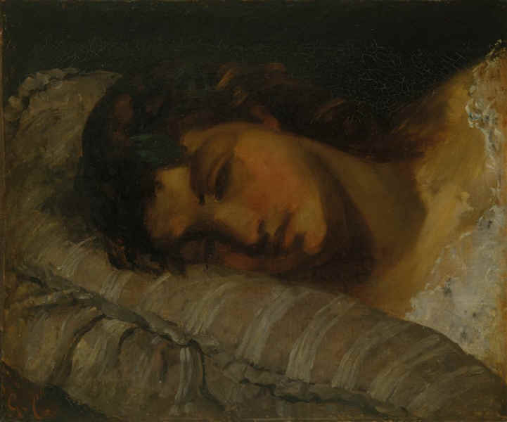 La dormeuse - Gustave Courbet