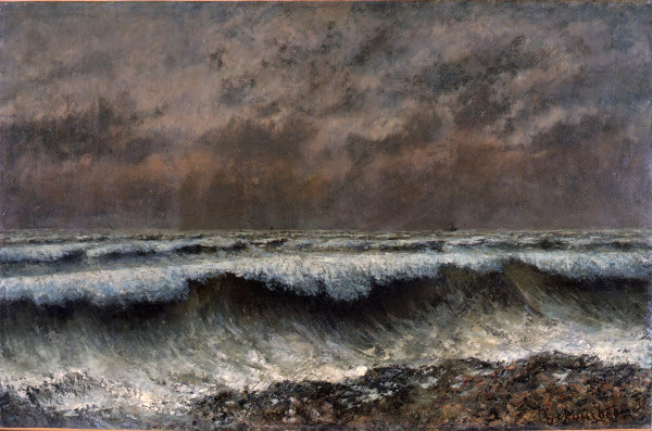 La vague - Gustave Courbet