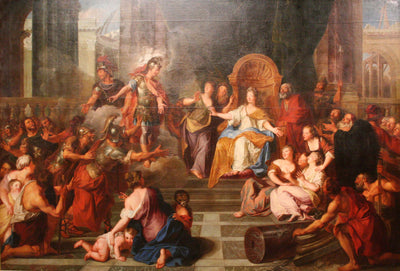 Enée et Achate apparaissant à Didon - Antoine Coypel