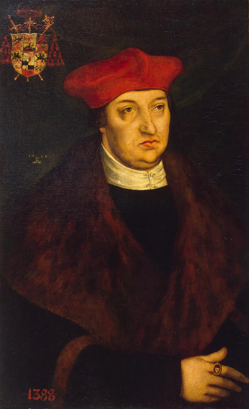 Portrait du cardinal Albrecht de Brandebourg - Lucas Cranach the Elder