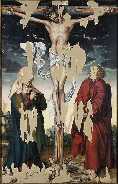 Crucifixion de Posterstein - Lucas Cranach the Elder
