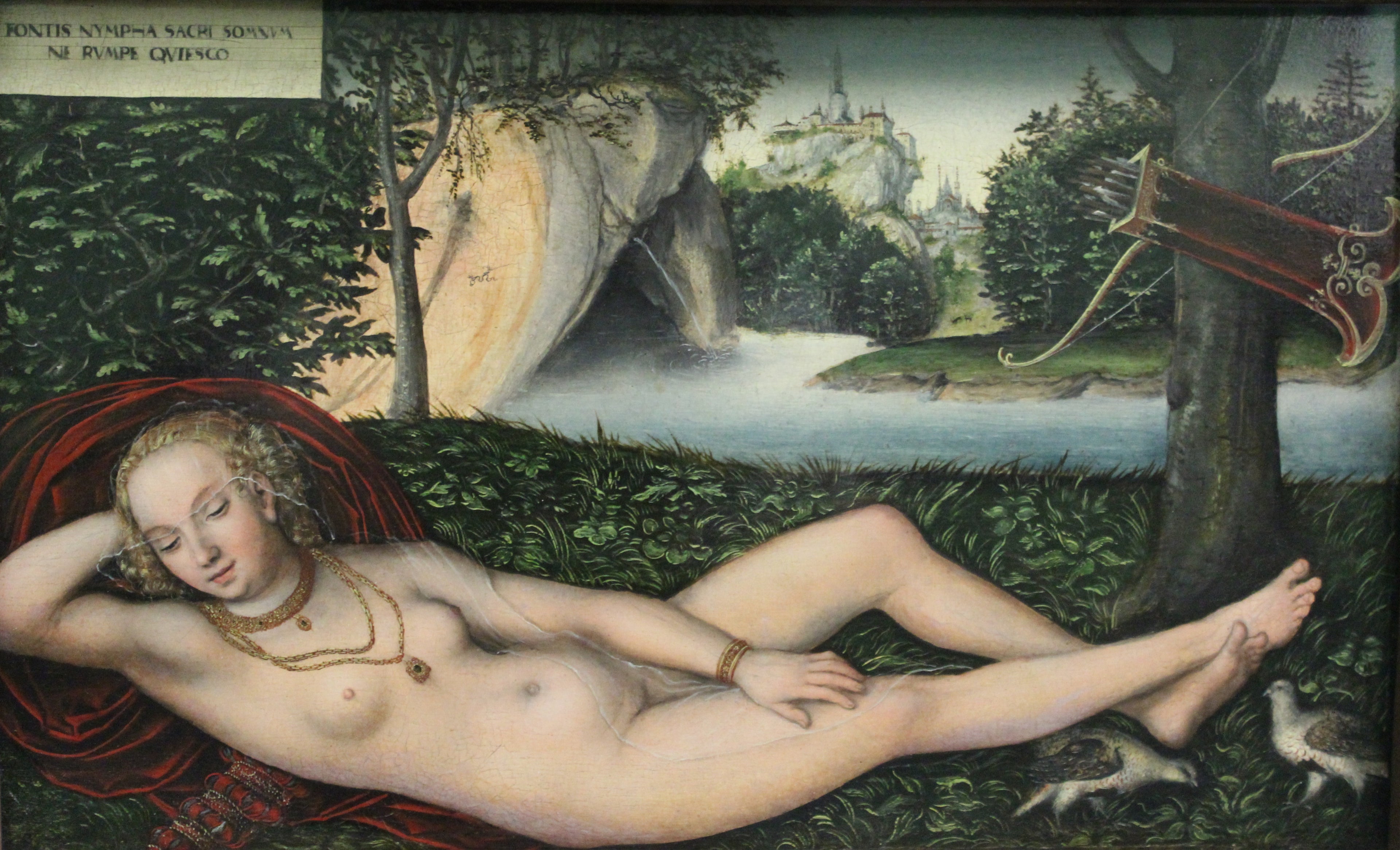 La Nymphe à la source - Lucas Cranach the Elder