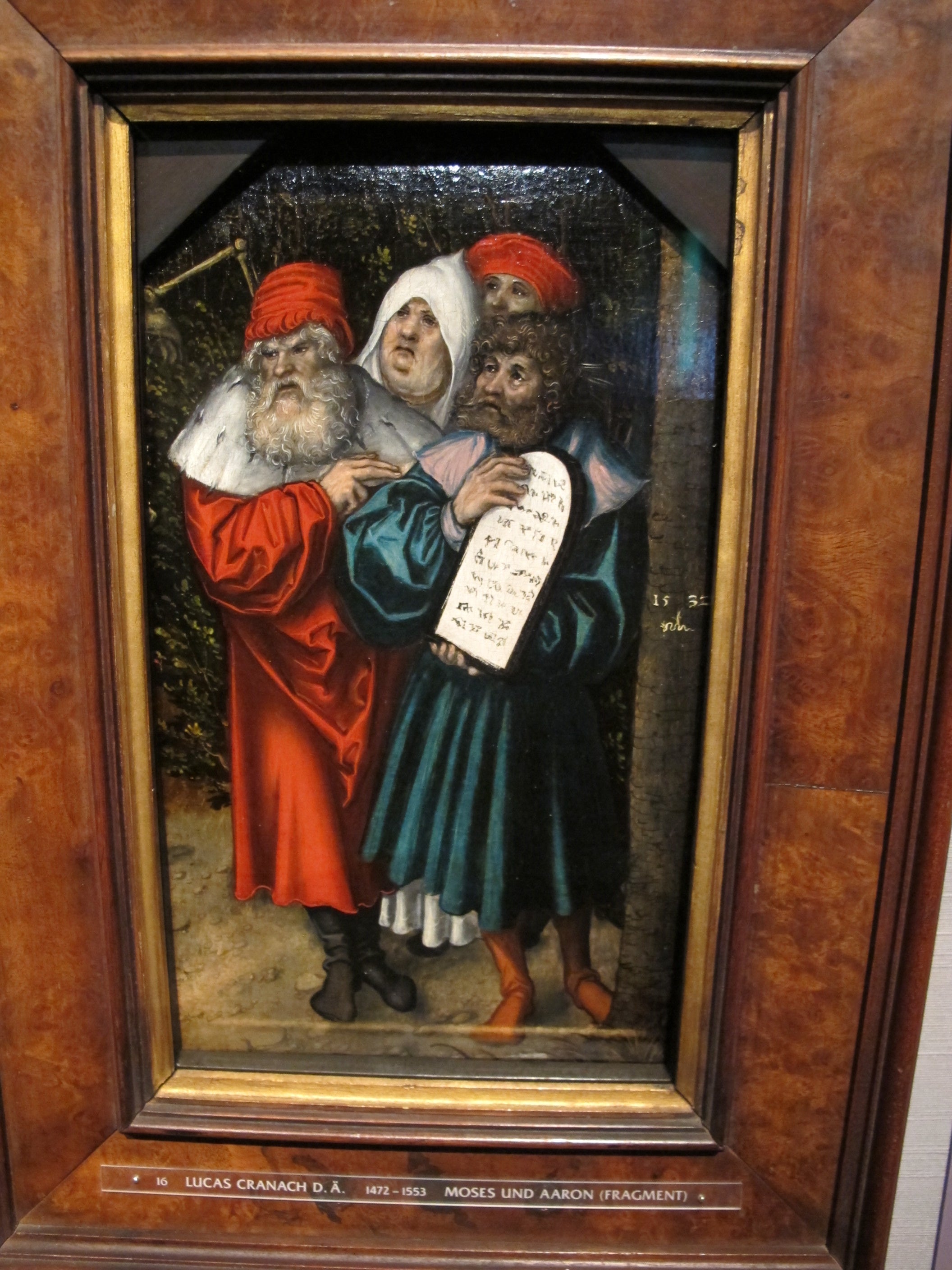 Moïse et Aaron et deux prophètes - Lucas Cranach the Elder