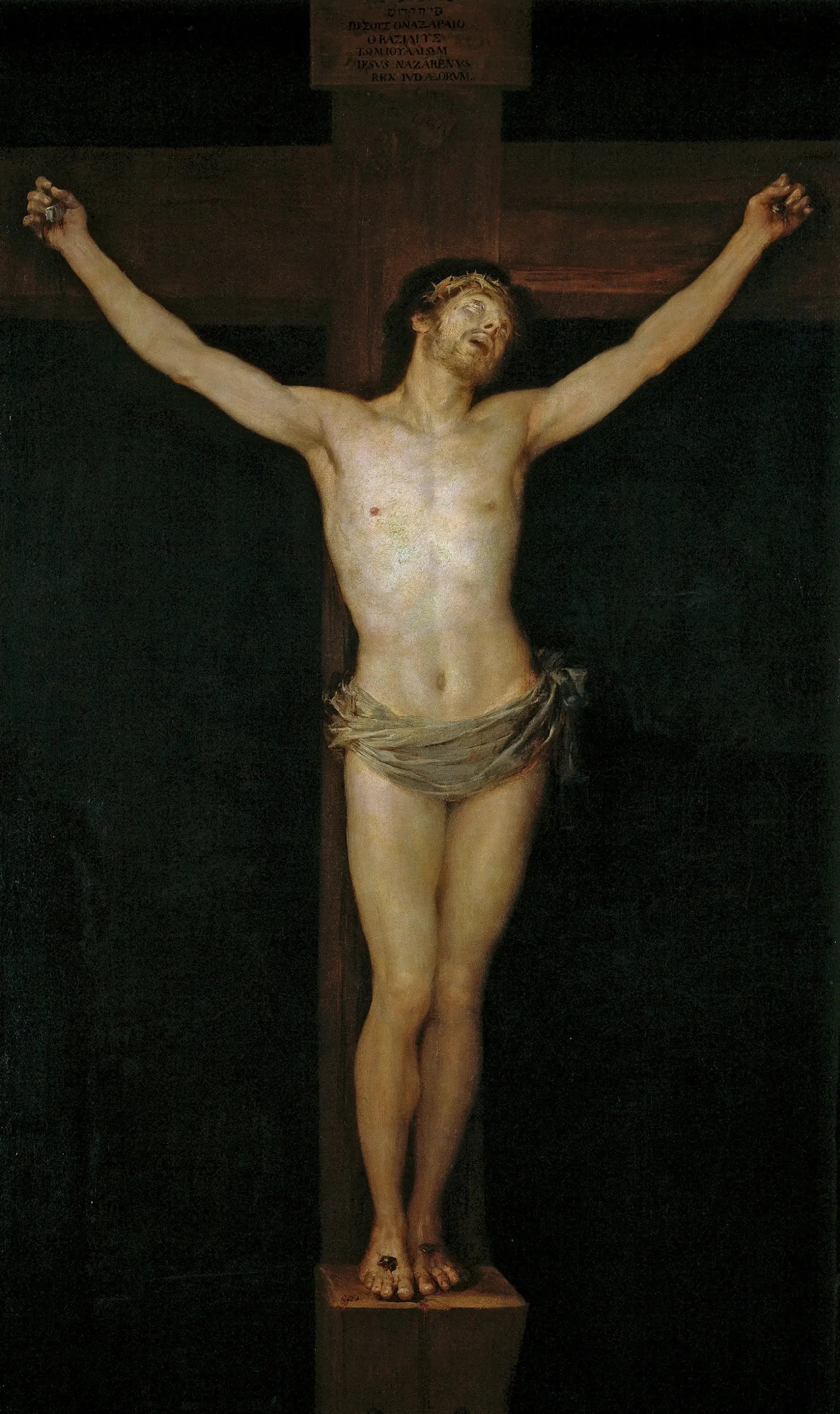 Reproduction du tableau « Christ crucifié - Francisco de Goya » par Alpha Reproduction en peinture à l’huile