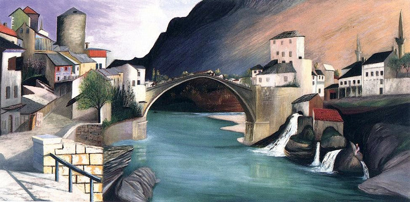 Pont ottoman à Mostar - Tivadar Kosztka Csontváry