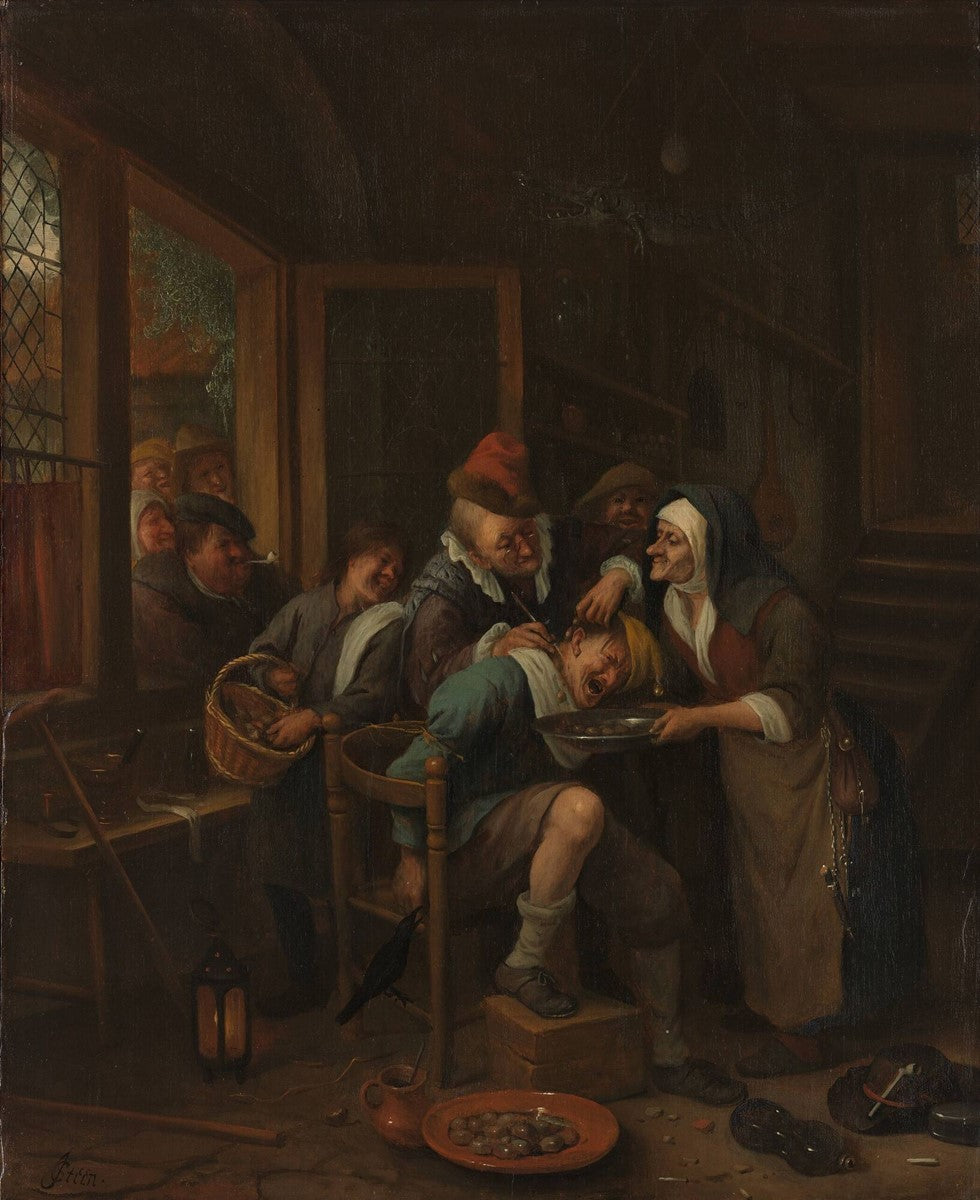 L'extraction de la Pierre de folie - Jan Steen