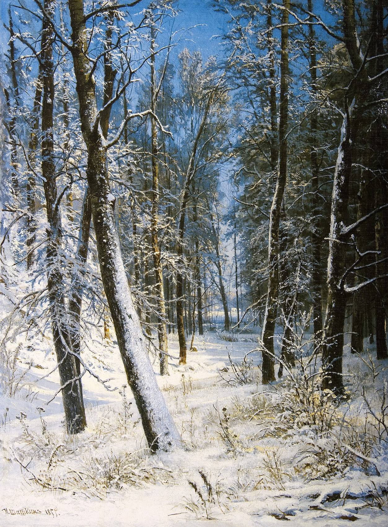 L'hiver dans la forêt (Gel) - Ivan Chichkine
