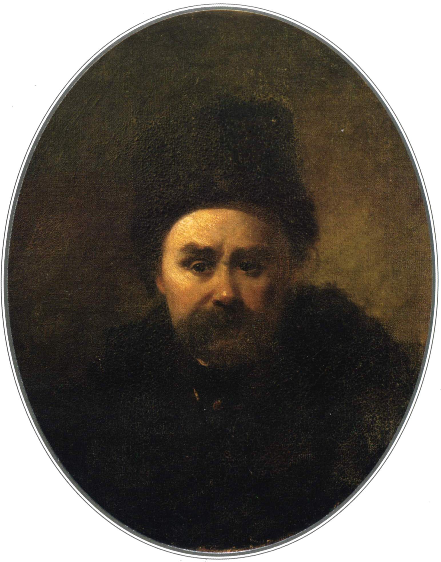 Autoportrait de 1861, Taras Chevtchenko, 1861