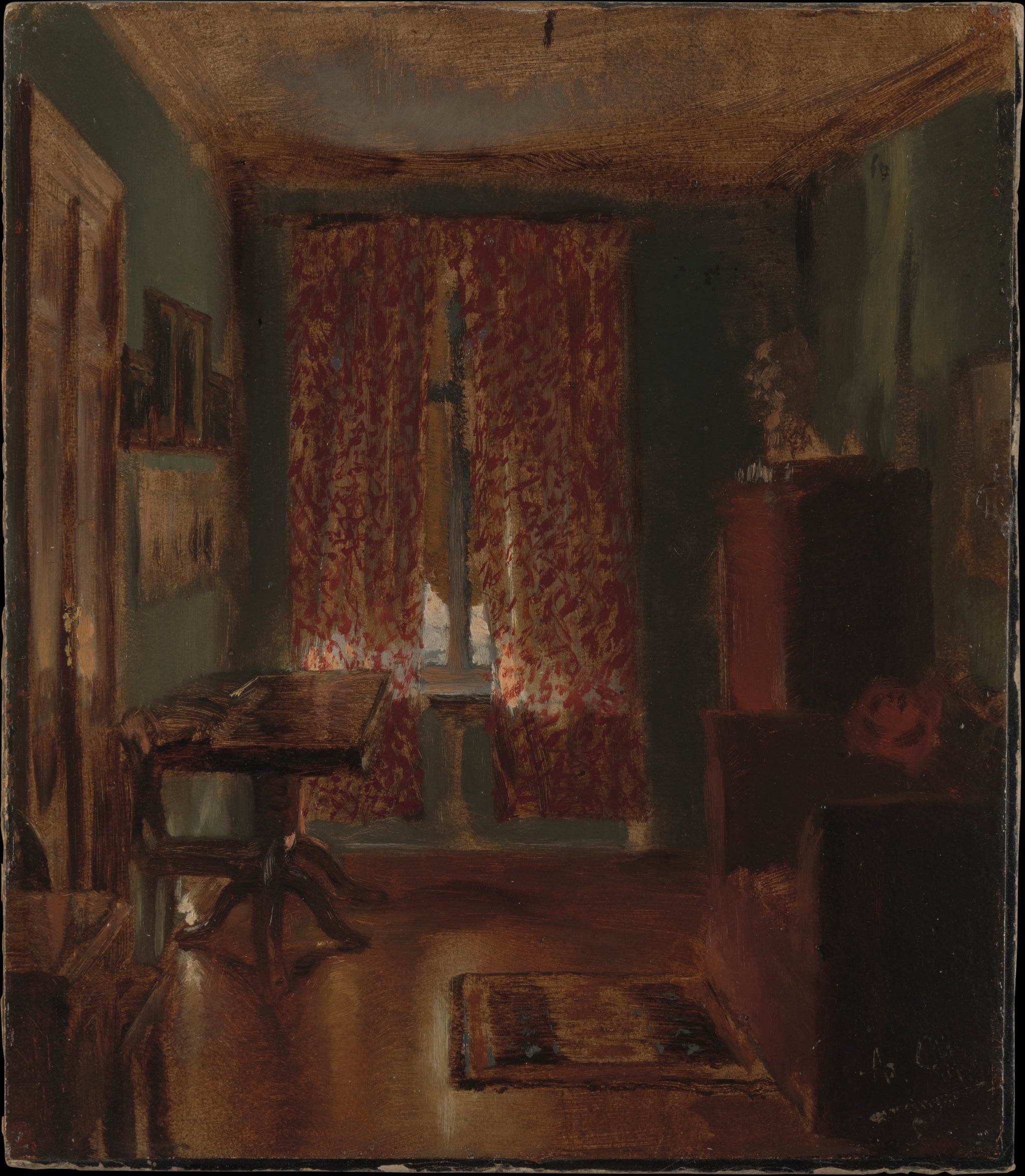 Le Salon de l’artiste dans la Ritterstrasse, Adolph Menzel — reproduction de peinture à l’huile