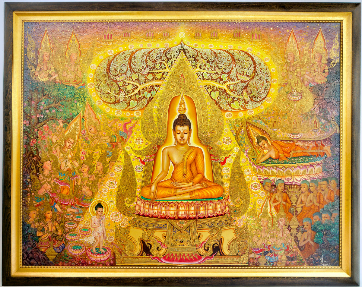 La Vie de Bouddha | 240 x 180 cm