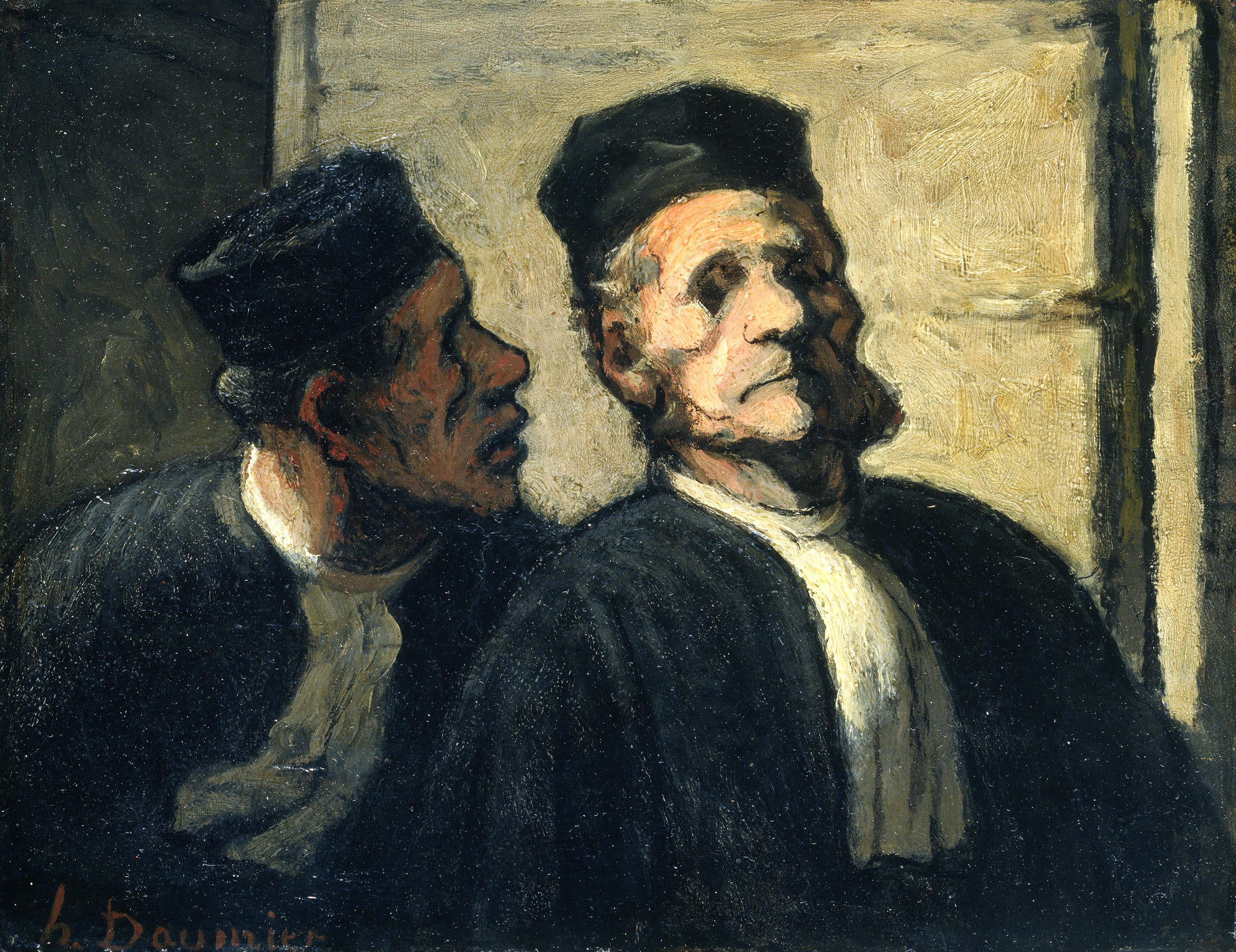Les Deux Avocats - Honoré Daumier
