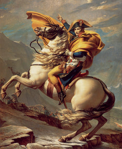 Bonaparte franchissant le Grand-Saint-Bernard - Jacques-Louis David