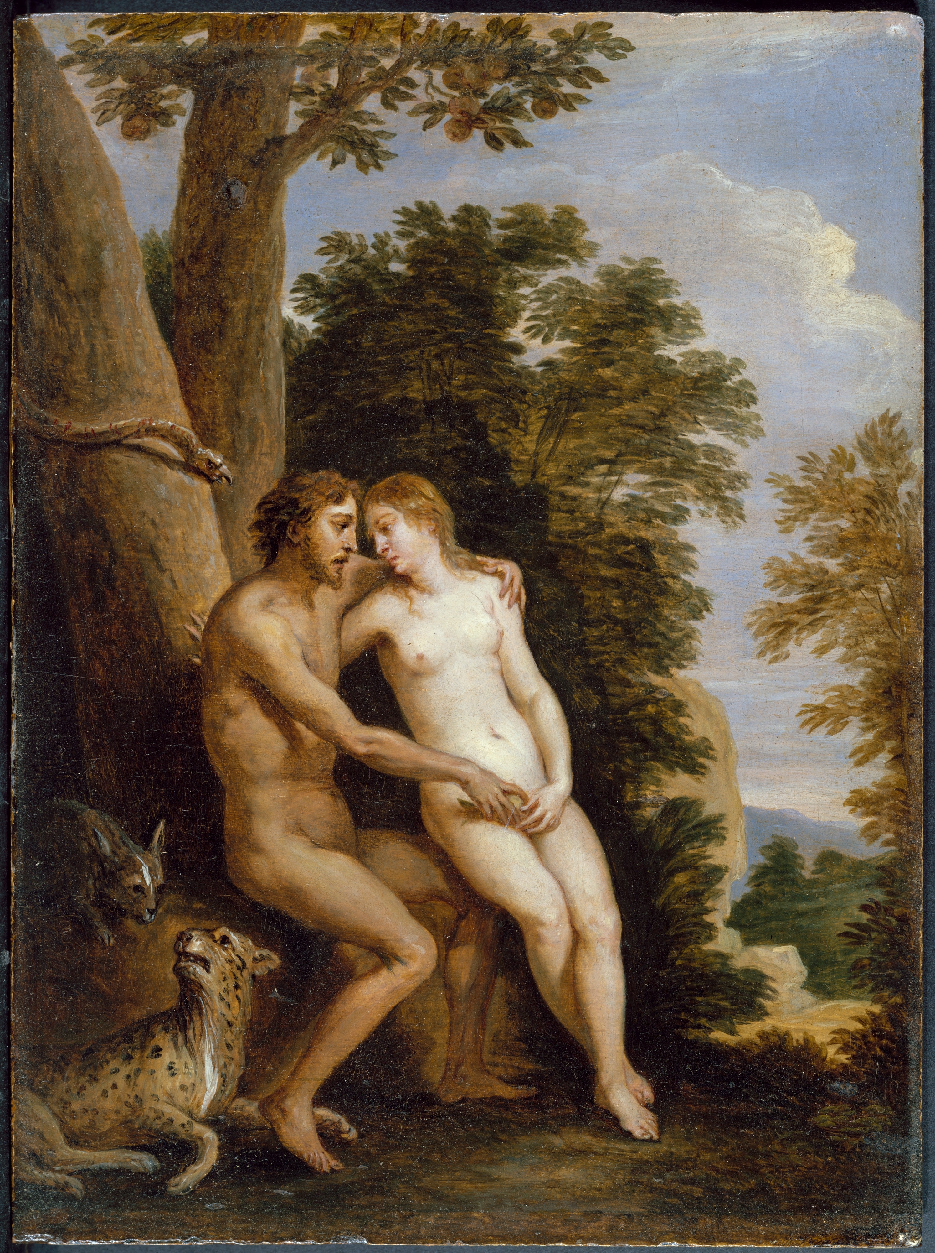 Adam et Eve au paradis - David Teniers le Jeune