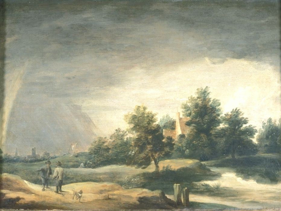 Paysage avec arc-en-ciel - David Teniers le Jeune