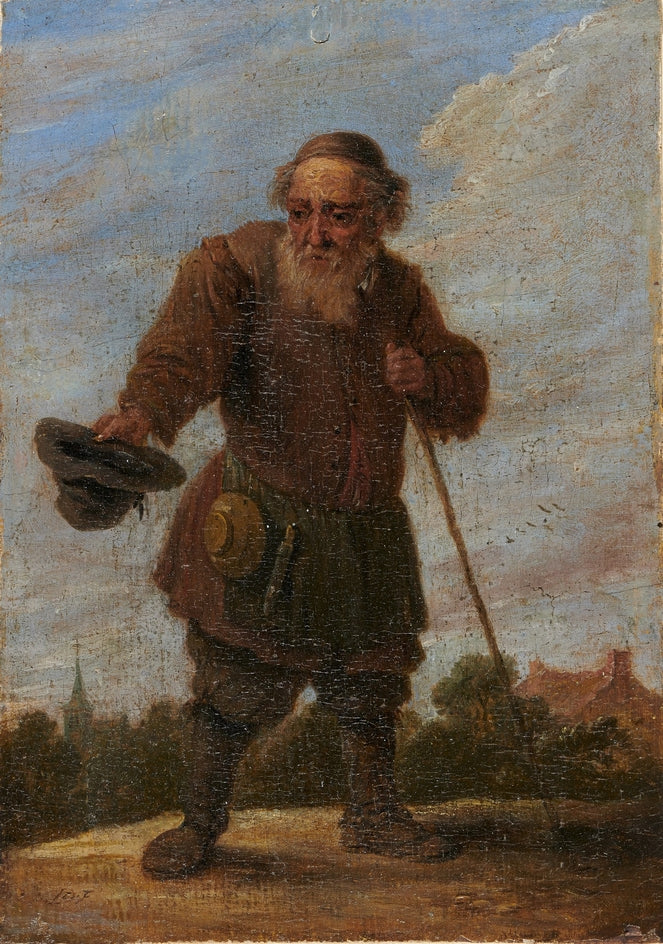 Un vieux mendiant - David Teniers le Jeune