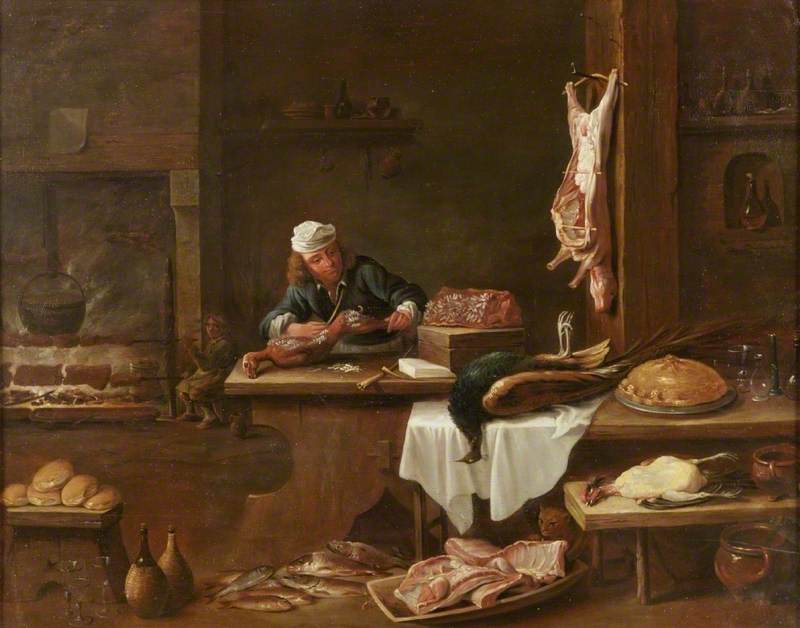 La cuisine d'un manoir hollandais - David Teniers le Jeune