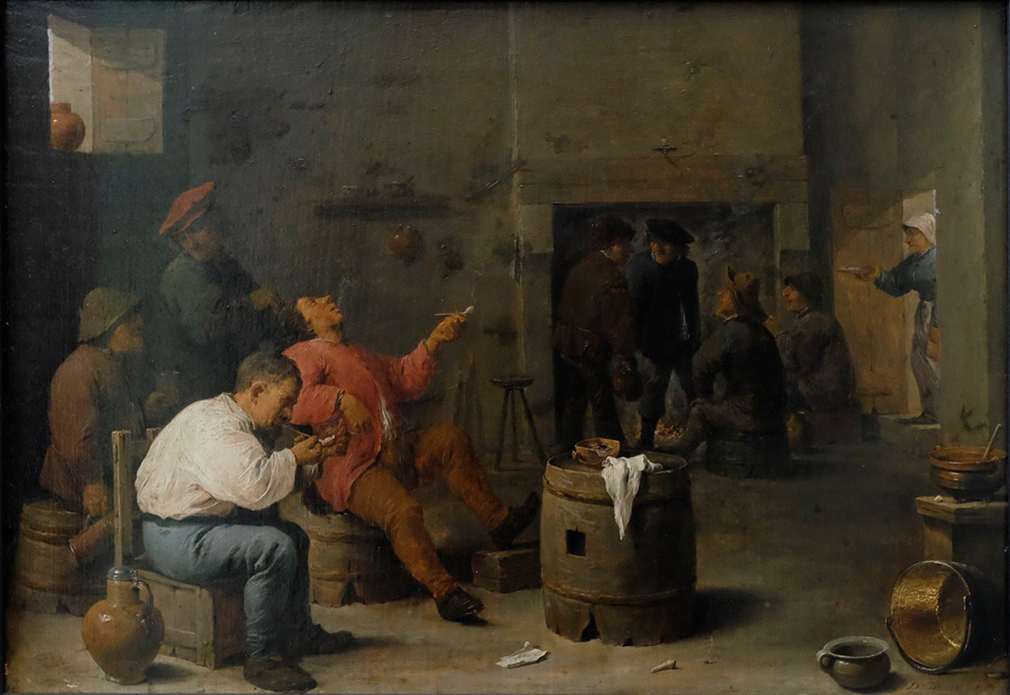 Salon de ferme - David Teniers le Jeune