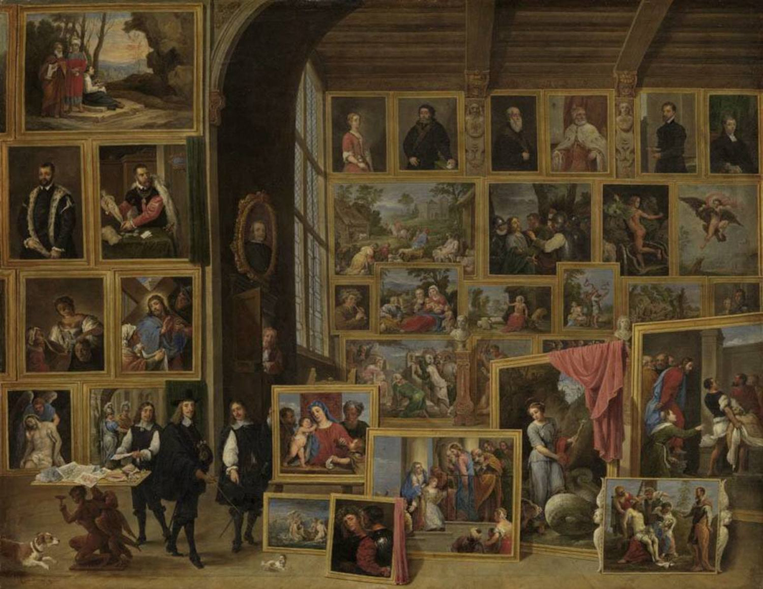 L'Archiduc Léopold-Guillaume dans sa galerie à Bruxelles (IV) - David Teniers le Jeune