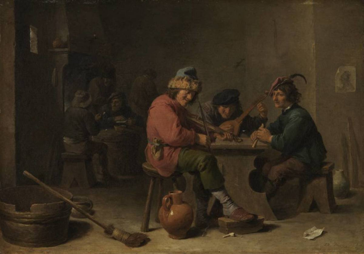 Les agriculteurs jouent de la musique - David Teniers le Jeune