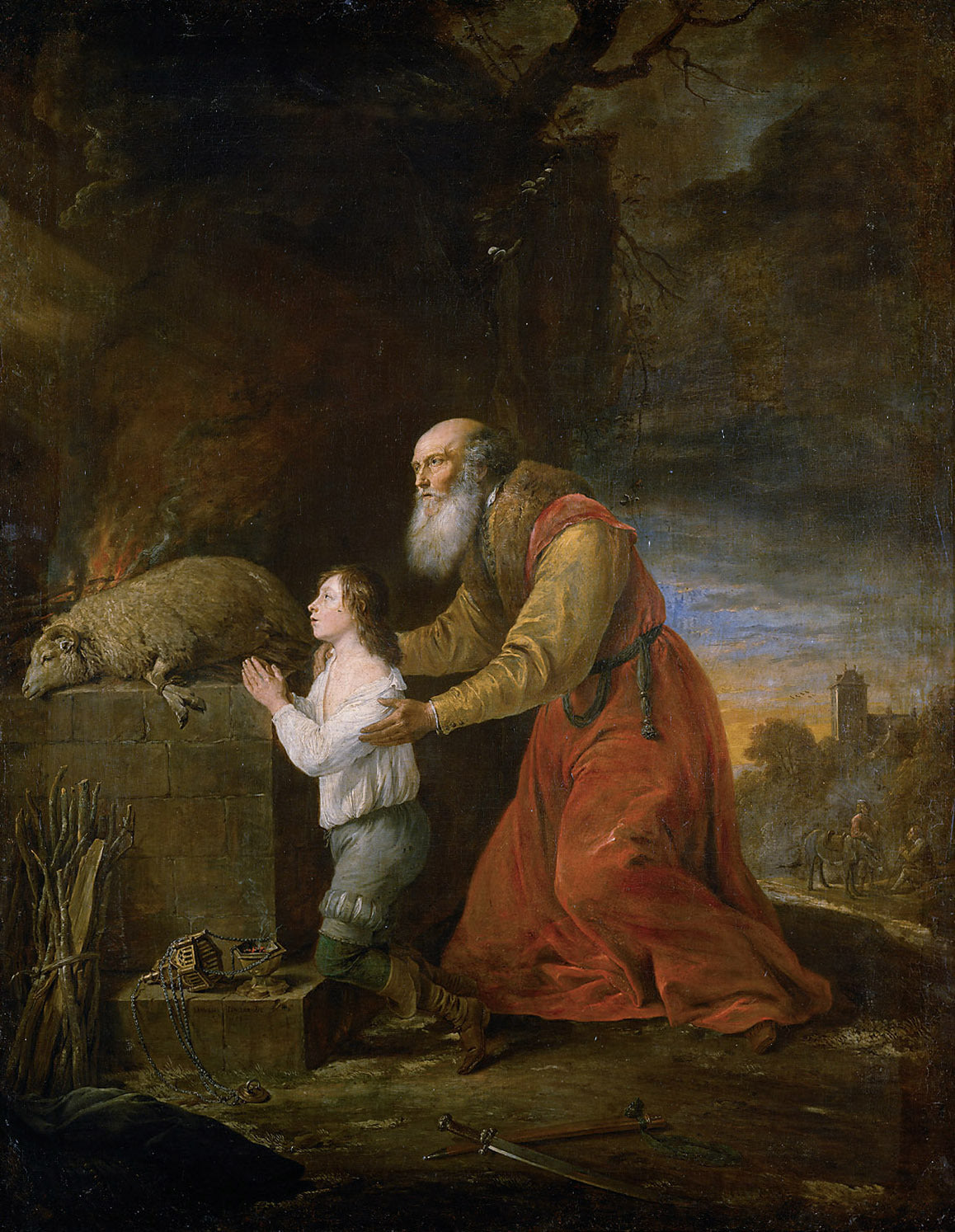 Le sacrifice d'Abraham - David Teniers le Jeune