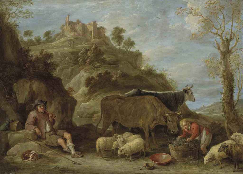 Paysage pastoral - David Teniers le Jeune
