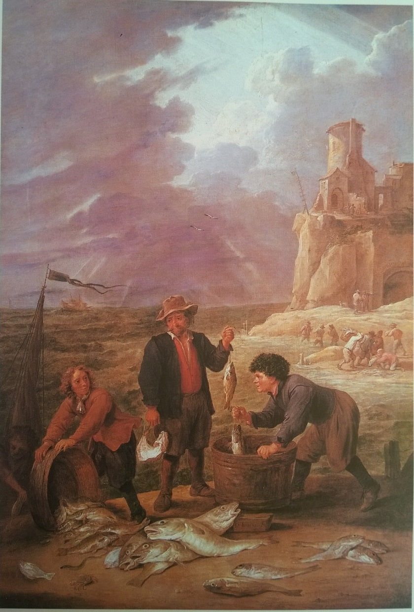 Le retour des pêcheurs avec leurs prises - David Teniers le Jeune