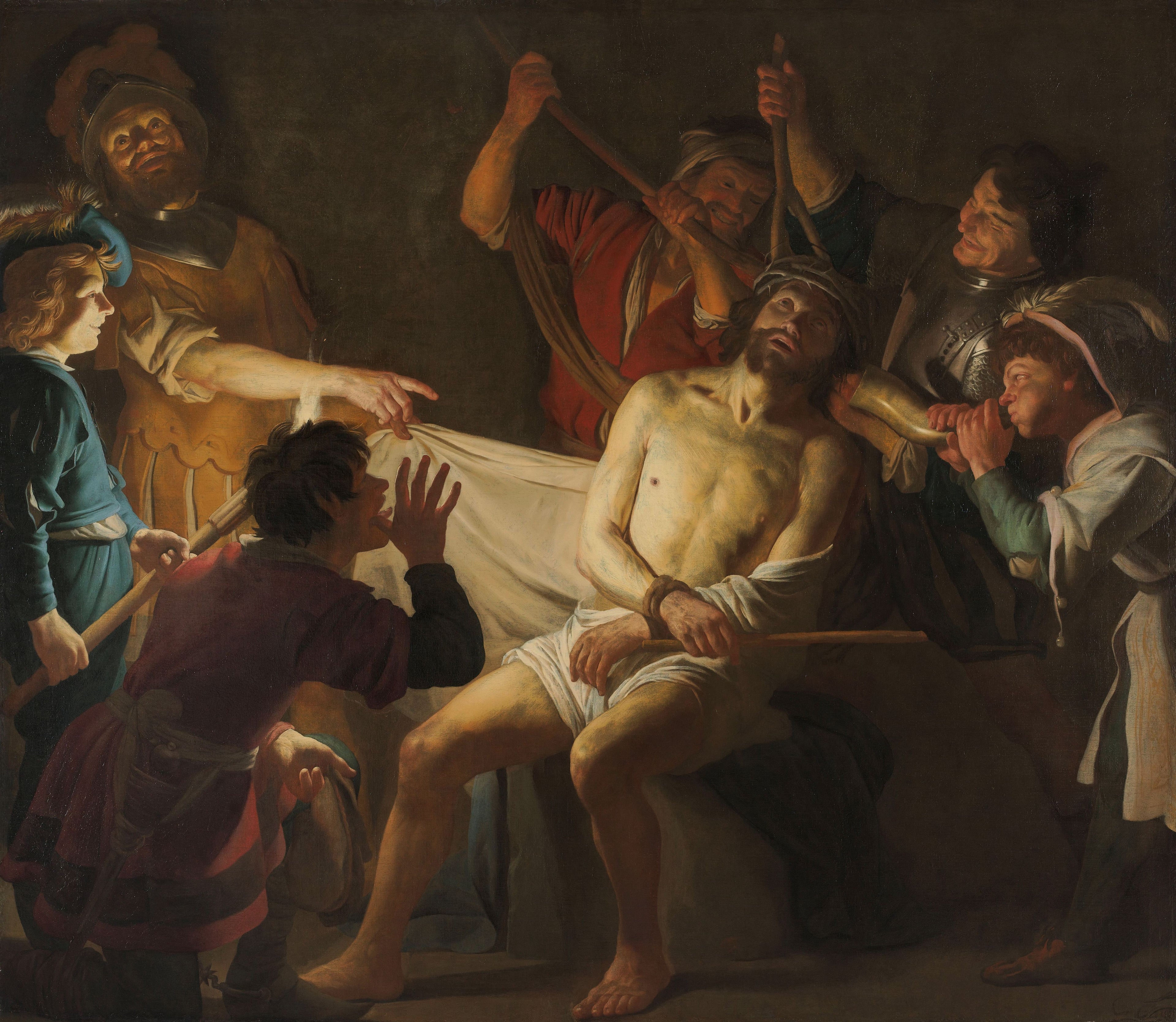 Le Christ couronné d'épines - Gerrit van Honthorst