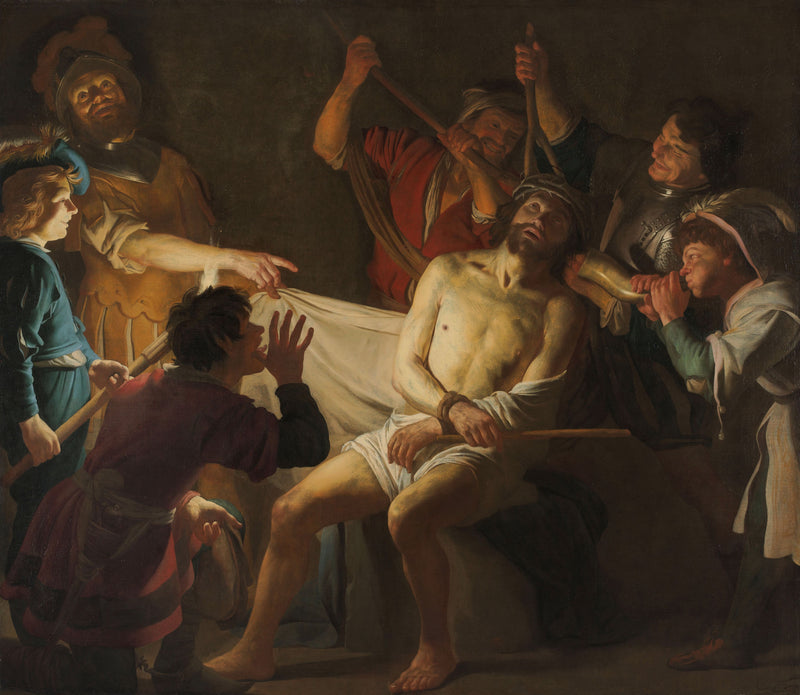 Le Christ couronné d'épines - Gerrit van Honthorst