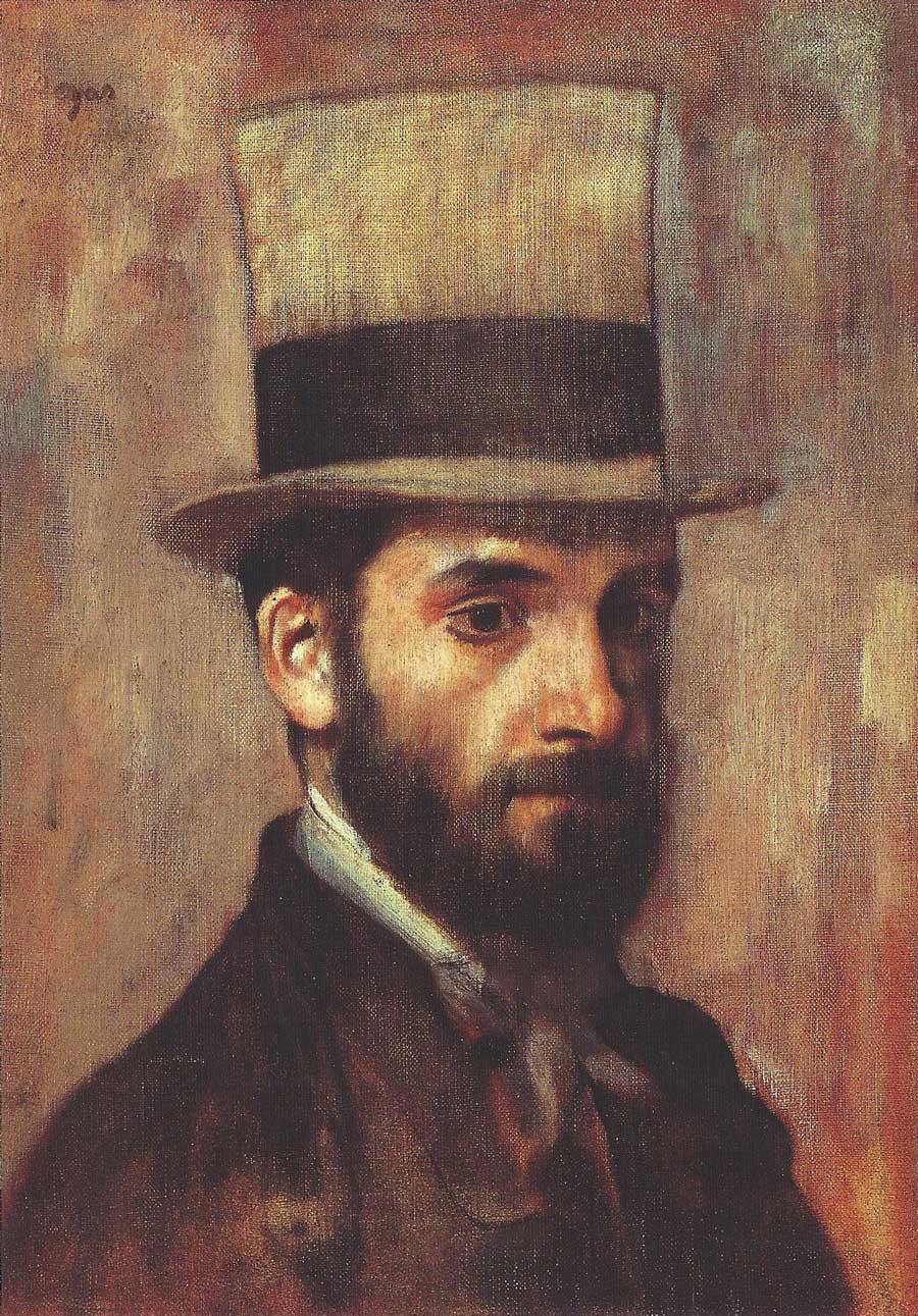 Reproduction du tableau « Léon Bonnat - Edgar Degas » par Alpha Reproduction en peinture à l’huile