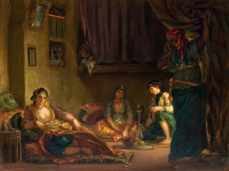 Femmes d'Alger dans leur intérieur - Eugène Delacroix