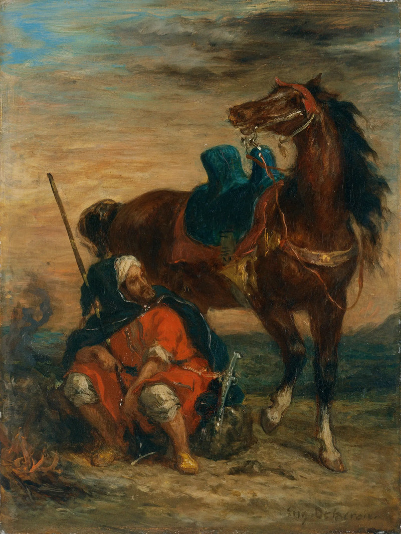 Cavalier arabe - Eugène Delacroix