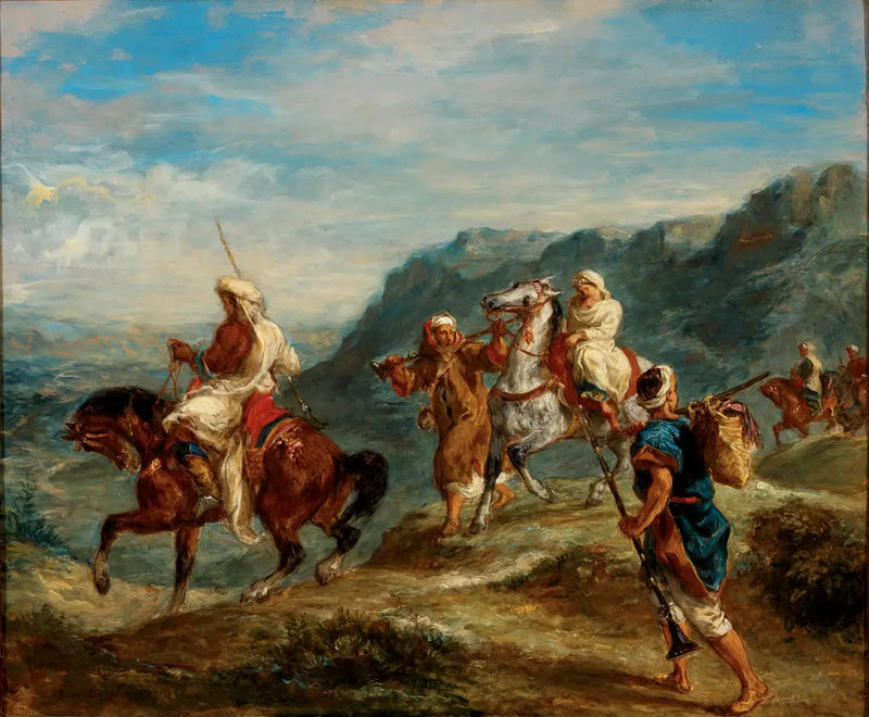 Arabes en voyage - Eugène Delacroix