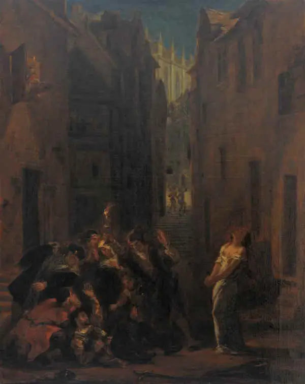 La mort de Valentin - Eugène Delacroix