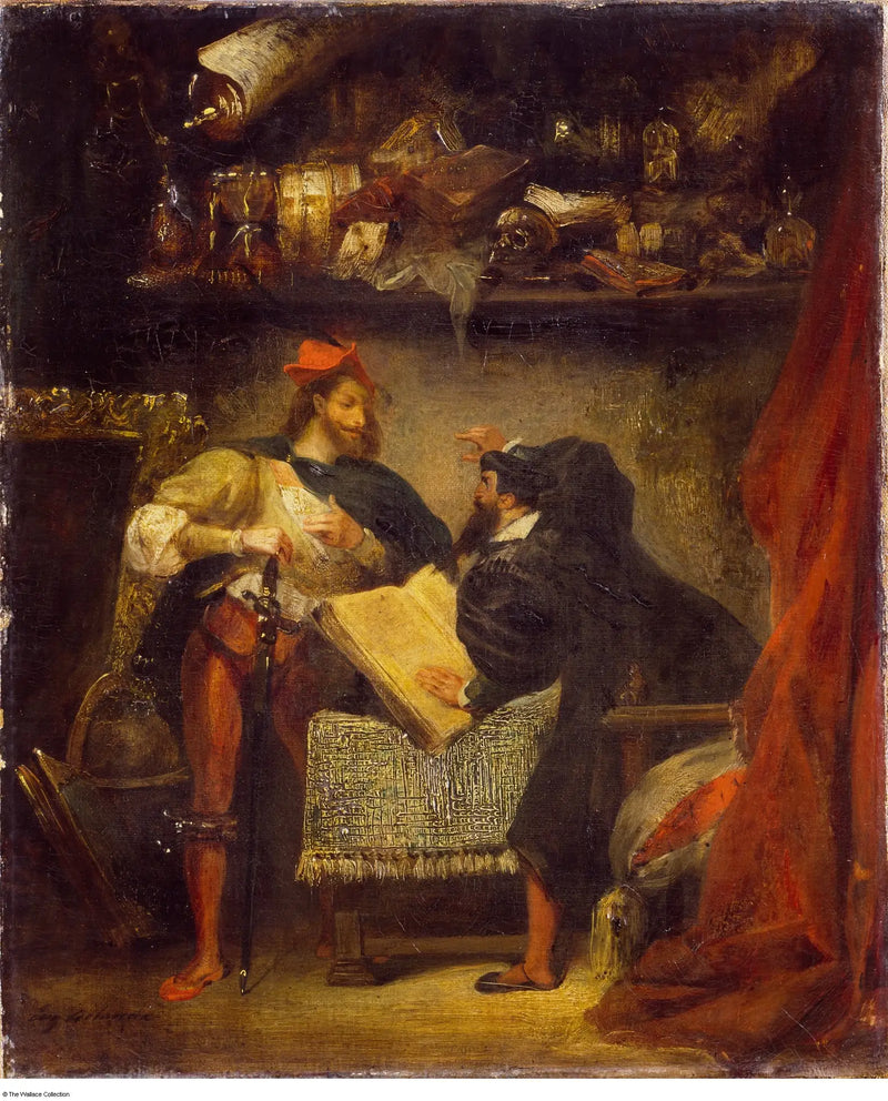 Faust et Méphistophélès - Eugène Delacroix