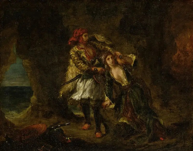 La Fiancée d'Abydos - Eugène Delacroix