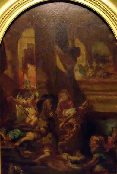 Héliodore chassé du temple - Eugène Delacroix