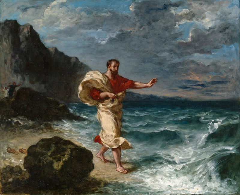 Démosthène au bord de la mer - Eugène Delacroix